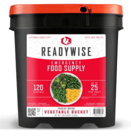 120 Serving Freeze Dried Vegetable Bucket