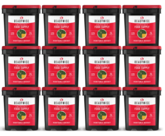 1440  Serving Freeze Dried Vegetables (12, 120 serving buckets)