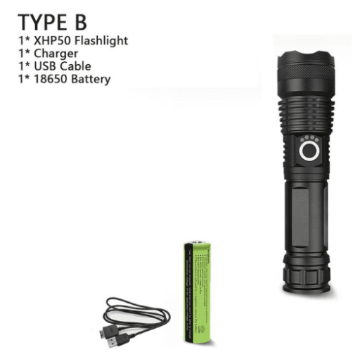 XHP70.2 Powerful Usb Led Flashlight