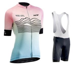 New NW Short Sleeve Cycling Suit Bicycle (Option: 2style-XL)