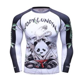 Fitness Anti Wear Long Sleeved Fitness Tight Fitting Clothes (Option: Top-2XL)