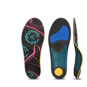 Arch Support Flat Foot Sports Shock Absorption Insole (Option: Red Differentiation-XS 35 To37 235mm)