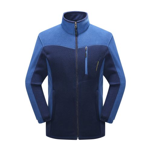 Cross-border Sources Of New Polar Fleece Warm Fleece Couple Cardigan Contrast