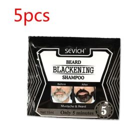 5pcs 5 Minutes Men Efficient Blackening Beard Coloring Nouri (Option: 5PC)