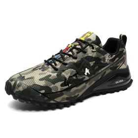 Men's Outdoor Off-road Running Shoes Air Cushion Mountaineering (Option: Camouflage-44)