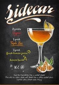 Canvas Poster Restaurant Hotel Wine Glass Fruit Drink Picture (Option: T-40x60cm)
